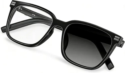 Miniatura 8 de Lentes inteligentes – Lentes de sol con Bluetooth fotocromáticos y anti luz azul, protección UV, llamadas manos libres y audio, asistente de voz