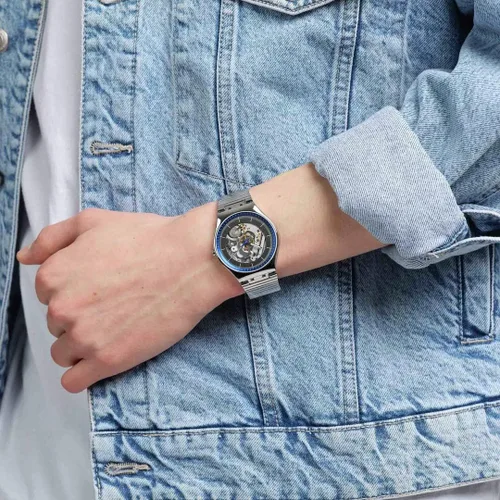 Miniatura 3 de Swatch Anillo en azul Gris