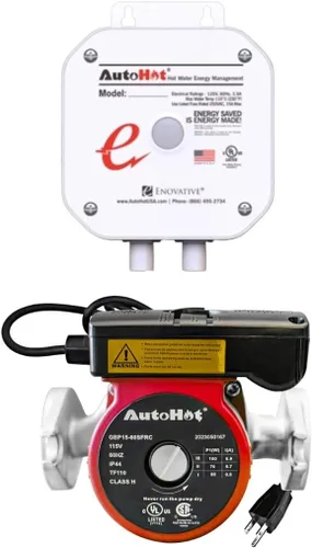 Miniatura 3 de AUTOHOT Sistema de bomba de recirculación de agua caliente a pedido DR055A-USK - Fácil instalación, certificado UL y NSF61. Ahorra agua y energía