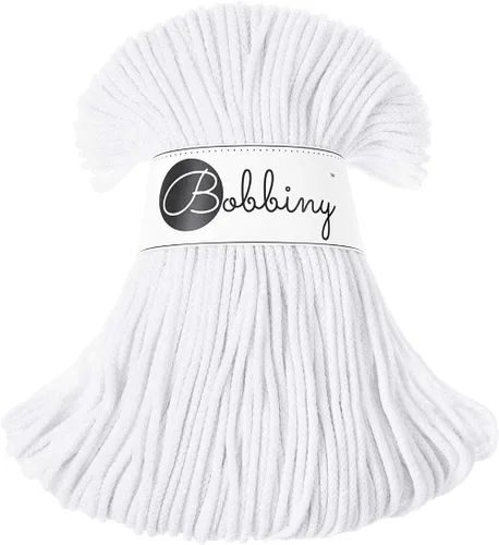 Miniatura 31 de Bobbiny Cordón de macramé trenzado junior de 0.118 in (aguamarina), 108 yardas/330 pies