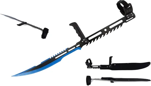 Miniatura 3 de Snake Eye Tactical 27.5 pulgadas gran antebrazo ninja Blood Rayne, cuchilla, espada, machete para vampiro zombie
