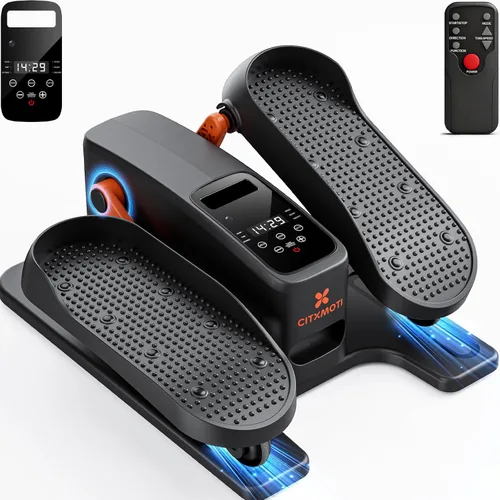 Under Desk Elliptical Machine, Electric Elliptical Leg Exerciser While Sitting for Seniors As Seen on TV, Quiet Portable Seated Pedal Exerciser for