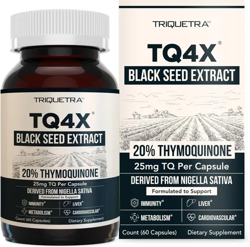 Miniatura 9 de Cápsulas de extracto de aceite de semilla negra con 20% de timoquinona - TQ-Advanced 4X®: Concentración potente de timoquinona disponible