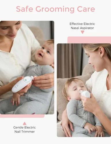 Miniatura 5 de Momcozy Elite - Kit esencial para baby shower y registro para el cuidado de la salud y la limpieza, lima eléctrica de uñas y aspirador nasal