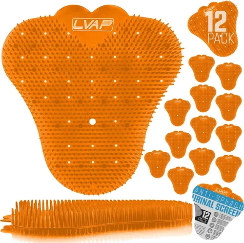 Miniatura 8 de LVAP Desodorante para Pantalla de Urinario (Paquete de 12) - Pastillas Anti-Salpicadura para Urinario, Desodorante para Inodoro, Pantallas