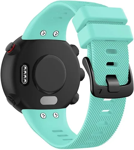 Miniatura 10 de REYDA Correa de silicona compatible con Garmin Swim 2/Forerunner 45, suave, flexible, transpirable, correa de reloj de silicona deportiva