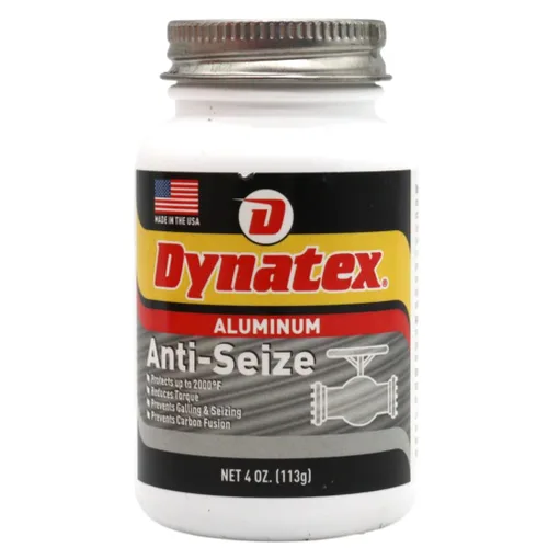 Dynatex Lata de aluminio antiagarrotamiento de 4 onzas, uso general, evita la corrosión por agallas, resistente al calor y a la presión, aluminio y