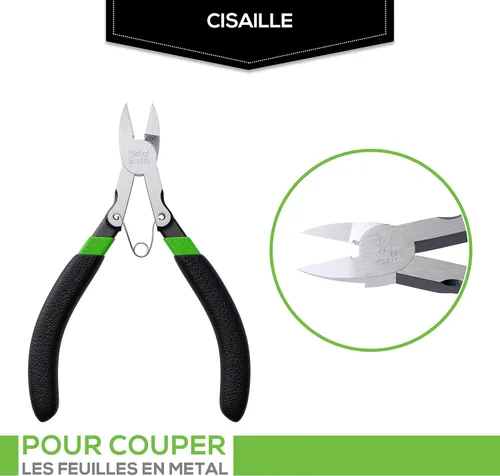 Miniatura 2 de Fascinations Metal Earth - Kit de herramientas de 2 piezas de diseño mejorado - Clippers - Alicates de punta de aguja