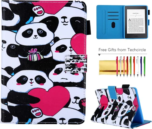 Miniatura 30 de Funda tipo libro para Kindle Paperwhite de 10ª/7ª/6ª/5ª generación, funda protectora ligera con ranuras para tarjetas, encendido automático