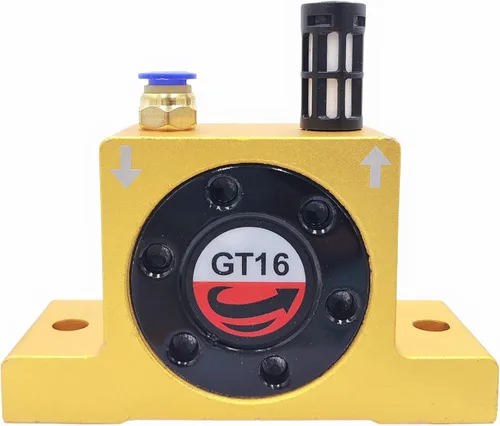 Vibradores industriales de la turbina GT16, G 1/4" neumático comprimido del vibrador de la turbina de la energía del aire tipo vibrador industrial
