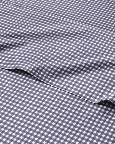 Miniatura 24 de Sábanas con patrón de puntos azules, 1 sábana encimera, 1 sábana bajera y 1 funda de almohada con bolsillos profundos, ropa de cama con estampado