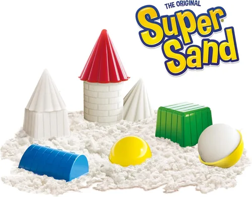 Miniatura 5 de SUPER SAND 383324.208 Arena mágica clásica súper suave para niños de 3 años en adelante, blanca, 10.5 x 2.0 x 10.5 in