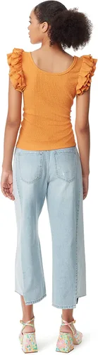 Miniatura 4 de Circus NY Anisa - Camiseta sin mangas de punto con volantes para mujer