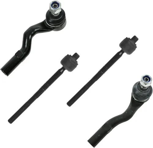 Miniatura 188 de TRQ Juego de barras de acoplamiento delanteras interiores y exteriores de 4 piezas compatible con Jeep Cherokee 1991-2001 y Comanche 91-92