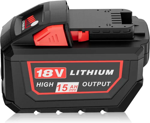 HOCHSTERN Reemplazo de 18 V 15.0Ah para batería Milwaukee M-18 de alto rendimiento compatible con baterías Milwaukee de 18 voltios 48-11-1862