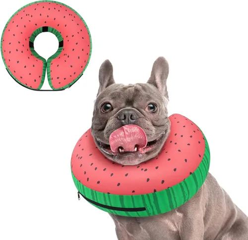 Miniatura 21 de Supet Cono Inflable para Perro para Perros Grandes, Medianos y Pequeños, Collar de Cono Suave para Perros y Gatos, Collar EC para Cuello de Perro