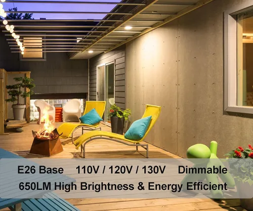Miniatura 3 de Vinaco Luz de inundación PAR30 de 50 W, paquete de 6 unidades de alto brillo 650LM PAR30 halógeno de cuello largo regulable, inundación PAR30L de 50