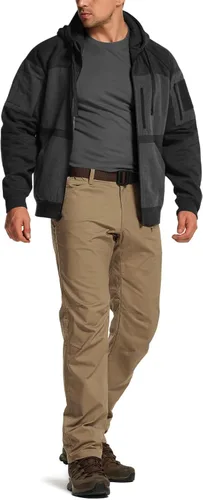 Miniatura 166 de CQR – Pantalones tácticos elásticos tipo cargo para hombre, resistentes al agua, de tela ripstop (antidesgarros), ligeros, ideales para uso diario