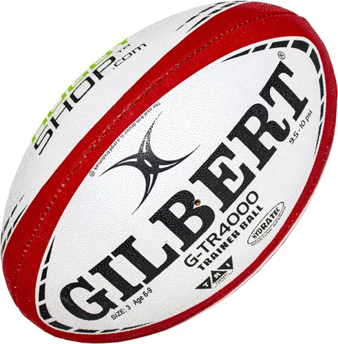 Miniatura 11 de World Rugby Shop X Gilbert G-TR4000 - Pelota de rugby para adultos y jóvenes, tallas 3, 4 y 5, cosida a mano, construcción de 3 capas