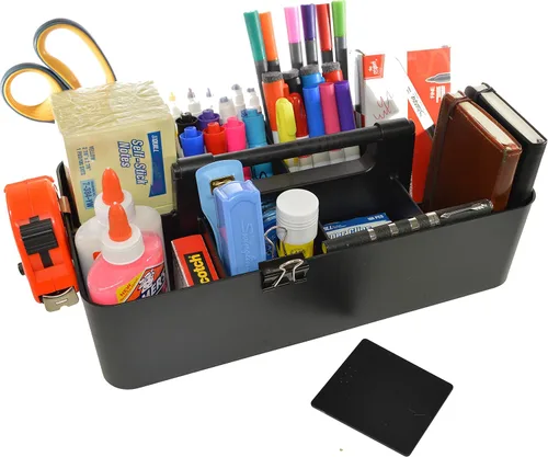 Miniatura 6 de Divisores DIY de 8 Compartimentos, Caddy Portátil Grande, Multiusos, Apilable, Solución Moderna para Escuela, Oficina, Escritorio, Uso Infinito