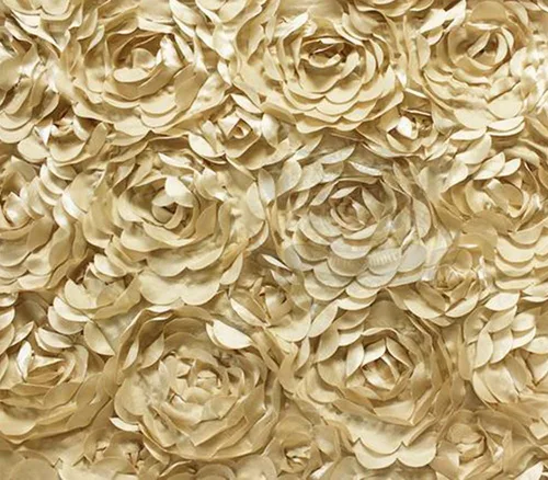 Miniatura 5 de Tela floral de pétalos nupciales satinados de 52 pulgadas de ancho vendido por The Yard (verde aqua)