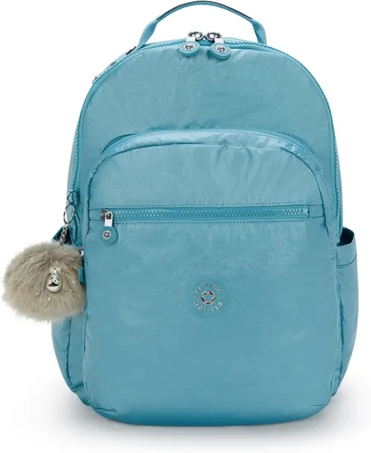 Miniatura 71 de Kipling Mochila para portátil Seoul de 15 pulgadas para mujer, duradera, espaciosa, con correas acolchadas para el hombro, funda protectora