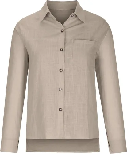 Miniatura 166 de SMIDOW Camisa de algodón y lino con botones para mujer
