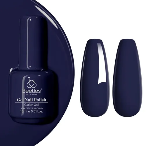 Miniatura 72 de Beetles - Esmalte de uñas de gel verde luminoso que brilla en la oscuridad, esmalte de uñas de gel que se absorbe con lámpara LED UV, arte de uñas