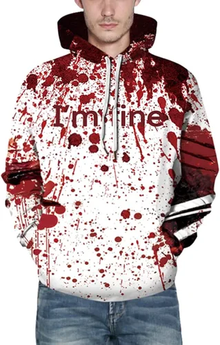 Miniatura 5 de EUDOLAH Sudadera con capucha Joker para hombre, con estampado digital, anime, con capucha, diseño de galaxia, para NavidadHalloween para mujer