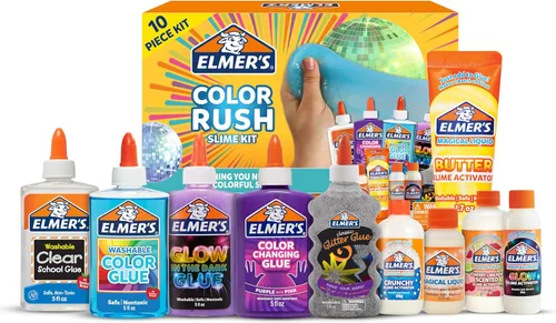 Miniatura 10 de Elmer's Infinity and Beyond Slime Kit con personajes de Toy Story, suministros de slime, pegamento de color, slime esponjoso, kit de 10 piezas
