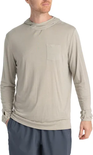 Miniatura 28 de Free Fly Sudadera ligera con capucha para hombre, con protección solar UPF 20+ para hombre, transpirable, manga larga, para pesca