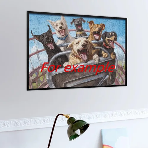 Miniatura 3 de Rompecabezas de 1000 piezas para adultos y familia, rompecabezas de hombre afroamericano formación de pintura al óleo, juegos familiares de madera
