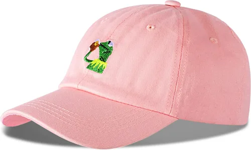 Miniatura 19 de Gorra de béisbol bordada Kermit The Frog ajustable, unisex, clásica, para papá
