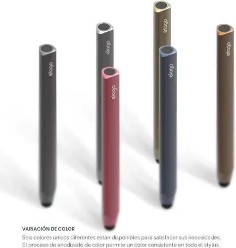 Miniatura 4 de elago Bolígrafos de aluminio de alta calidad para todas las tabletas/teléfonos celulares con pantalla táctil, punta de lápiz táctil suave, tacto