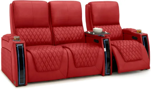 Miniatura 127 de Seatcraft Apex Zero-Gravity CoolZero - Asiento de cine en casa de cuero italiano, reposacabezas eléctrico, lumbar eléctrico, reclinable eléctrico