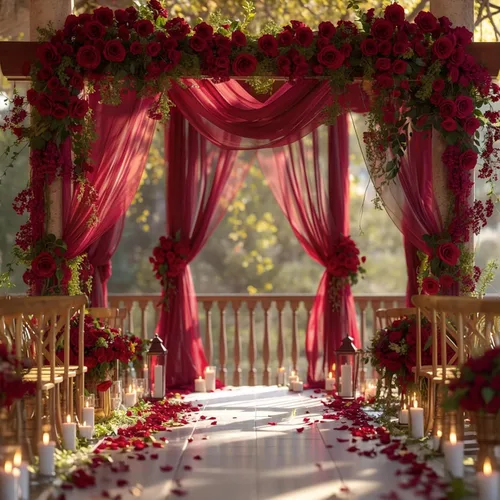 Miniatura 35 de Tela drapeada para arco de boda de 28 x 19 pies, telón de fondo de tela de gasa transparente, 1 panel de cortinas de rosa polvorienta para Cortina