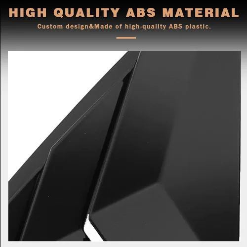 Miniatura 6 de 2 rejillas de ventana laterales traseras de ABS para Nissan Kicks 2018-2024, persianas de ventilación de aire, accesorios de decoración exterior