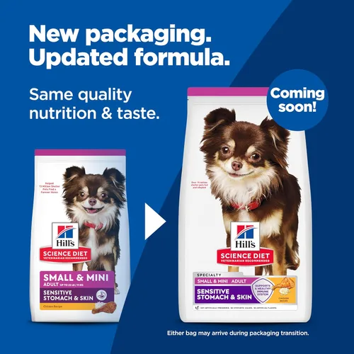 Miniatura 2 de Hill's Science Diet comida para perros adultos, estómago sensible y piel seca, Razas pequeñas