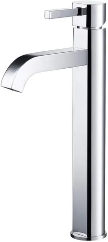 Kraus Ramus Grifo de Fregadero de Una Sola Manija para Baño en Níquel Satinado, FVS-1007SN