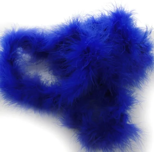 Miniatura 17 de HairBow Center LLC Boa de plumas de marabú flaco - 2 yardas - Negro