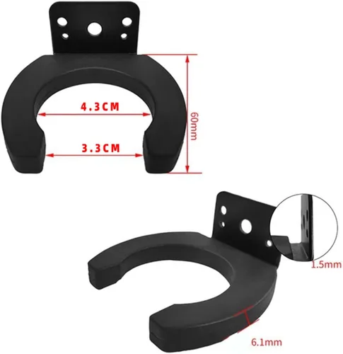 Miniatura 3 de 2Pcs Microphone Holders Microphone Clip Microphone Wall Holder Microphone Hook Holder Wall Mount Mic Clamps Replacement