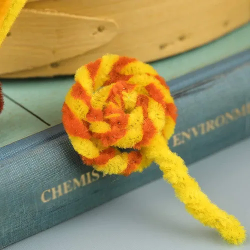 Miniatura 6 de 100 piezas de limpiadores de tuberías con tallo de chenilla, juego de limpiadores de tubería naranja para manualidades y decoraciones DIY, tallos