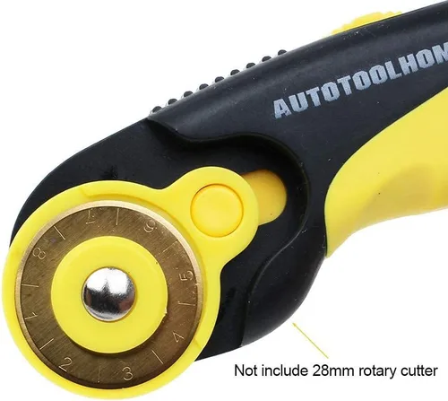 Miniatura 6 de AUTOTOOLHOME Cuchillas de corte rotativas de titanio de 1.102 in, paquete de 10 cuchillas de repuesto para acolchado, costura, álbumes de recortes
