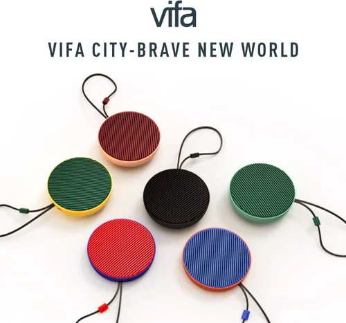 Miniatura 6 de Vifa Altavoz Bluetooth de la ciudad, altavoz inalámbrico portátil, Bluetooth 5.0/emparejamiento dual/IPX4 impermeable, audio de alta fidelidad