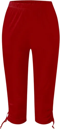 Miniatura 3 de HGps8w Cropped Yoga Pants for Women Tummy Control High Waisted Compression Capris Drawstring Leggings Workout Running Tights
