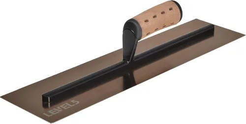 Miniatura 9 de LEVEL5 Paleta plana para paneles de yeso de 16" x 4.75" 0.7 MM Acero inoxidable triple endurecido, mango de alto impacto Paneles de yeso