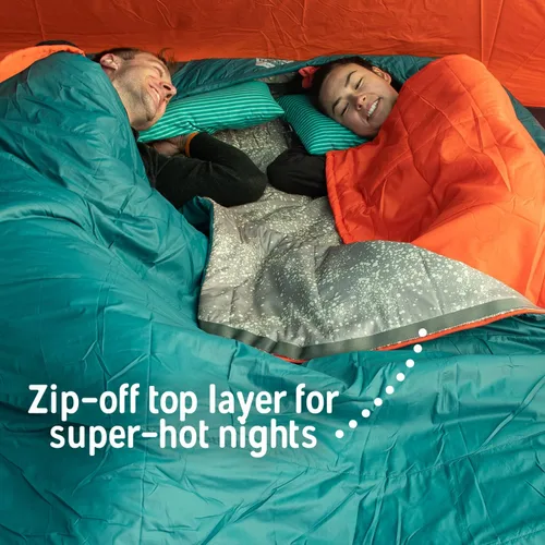 Miniatura 9 de Kelty Tru.Comfort - Saco de dormir de doble ancho de 20 grados – Saco de dormir sintético para dos personas para parejas y camping familiar