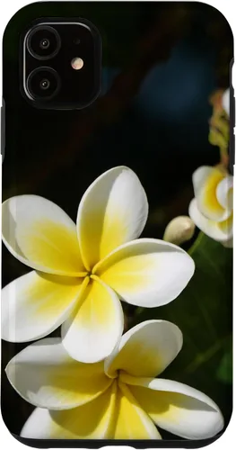 Miniatura 8 de iPhone 12/12 Pro Plumeria Flower - Carcasa amarilla