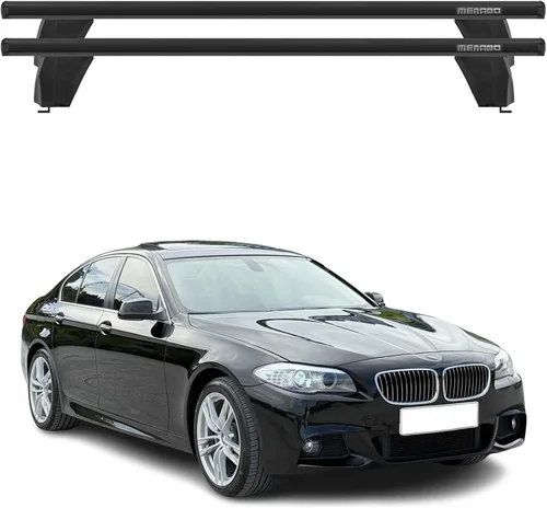 OMAC Barras transversales para BMW Serie 5 F10 Sedan 2011-2016 Alu Negro