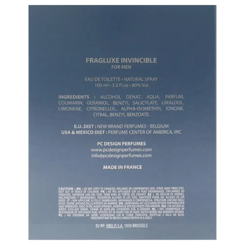 Miniatura 7 de Fragluxe Invencible para hombres - 3.3 oz EDT Spray